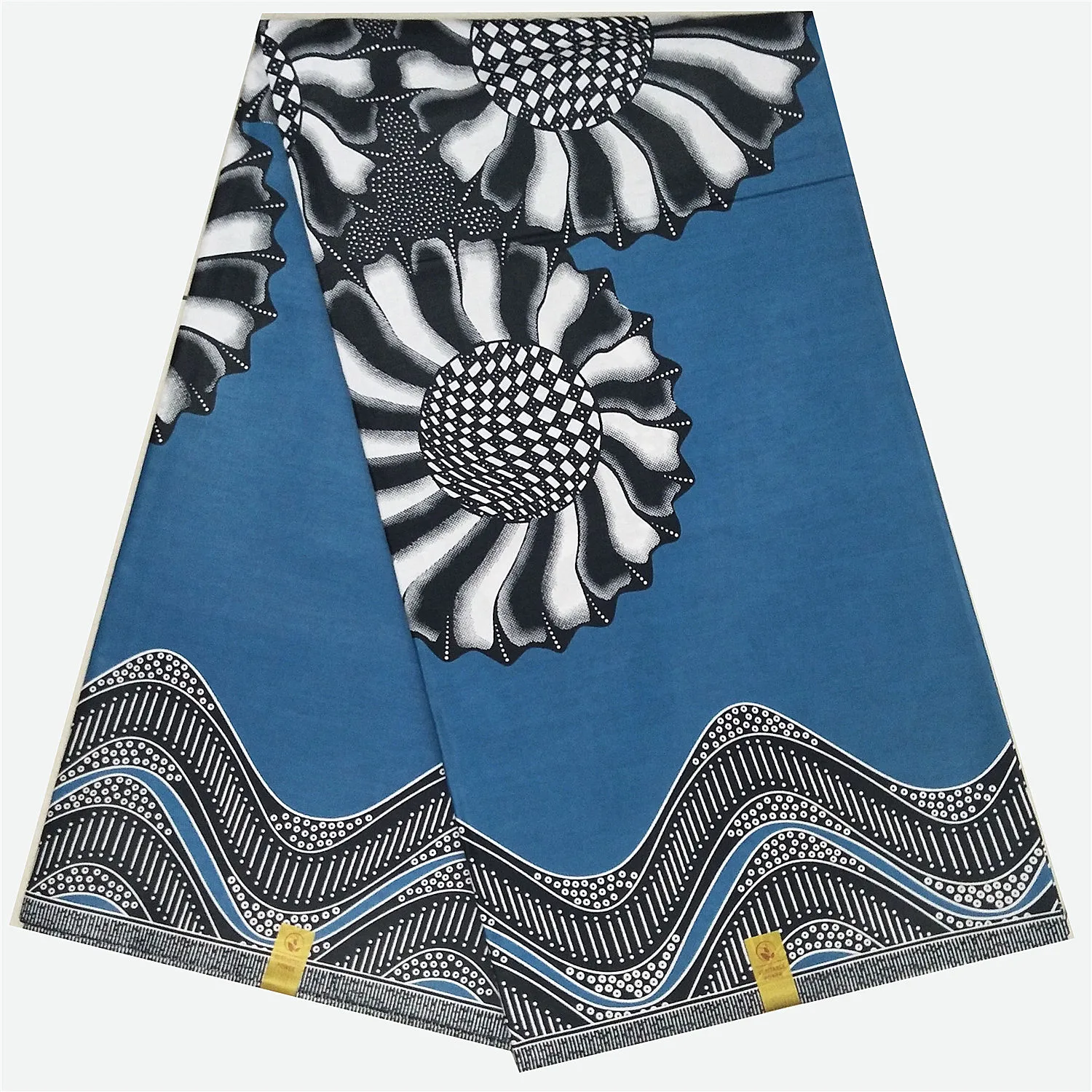 

Real wax ankara wax fabric dresses material clothing fabric African style wax fabric veritable wax F