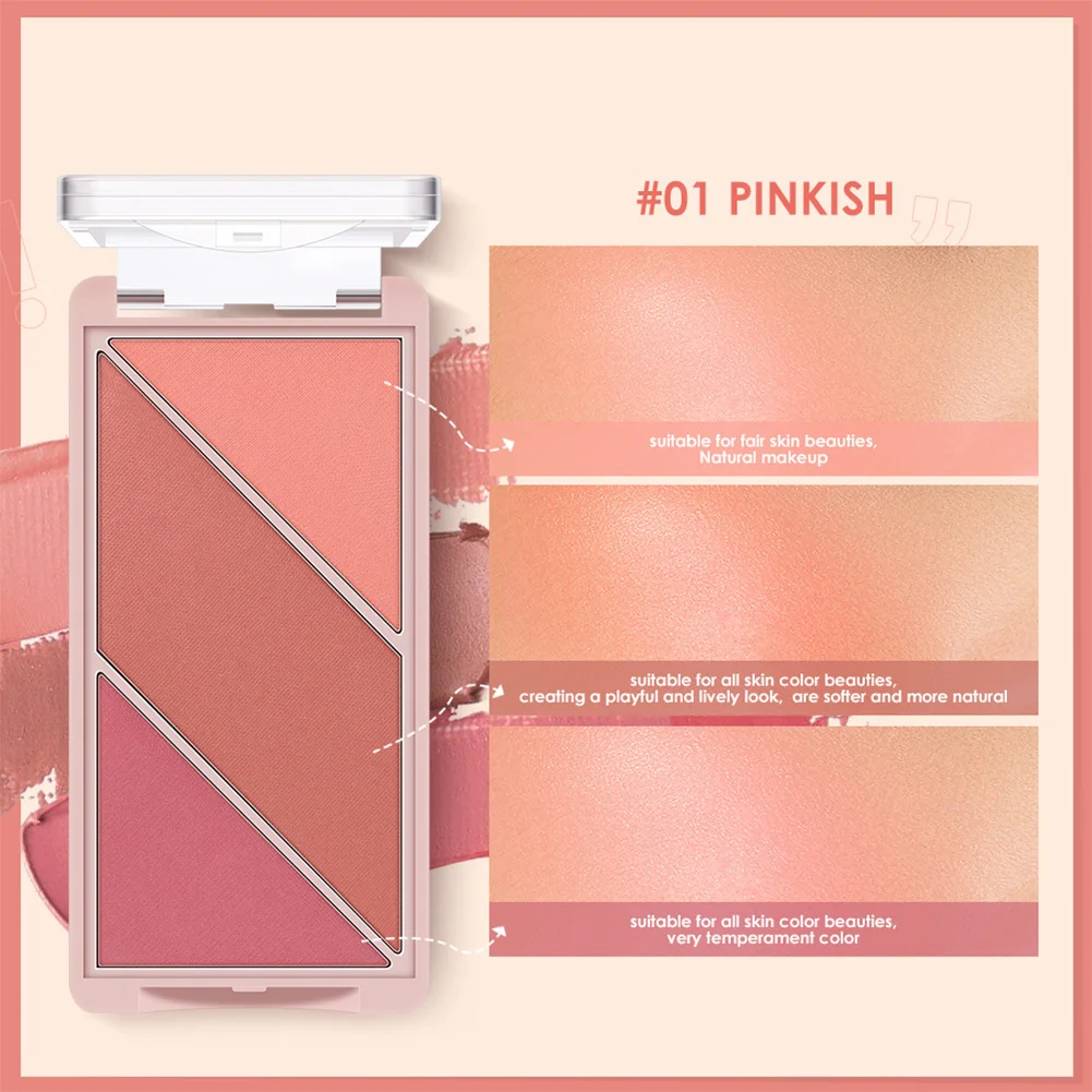 

O.TWO.O Multifunctional Makeup Palette 3 IN1 Lipstick Blush For Face Eyeshadow Lightweight Matte Lip Tint Natural Makeup Palette