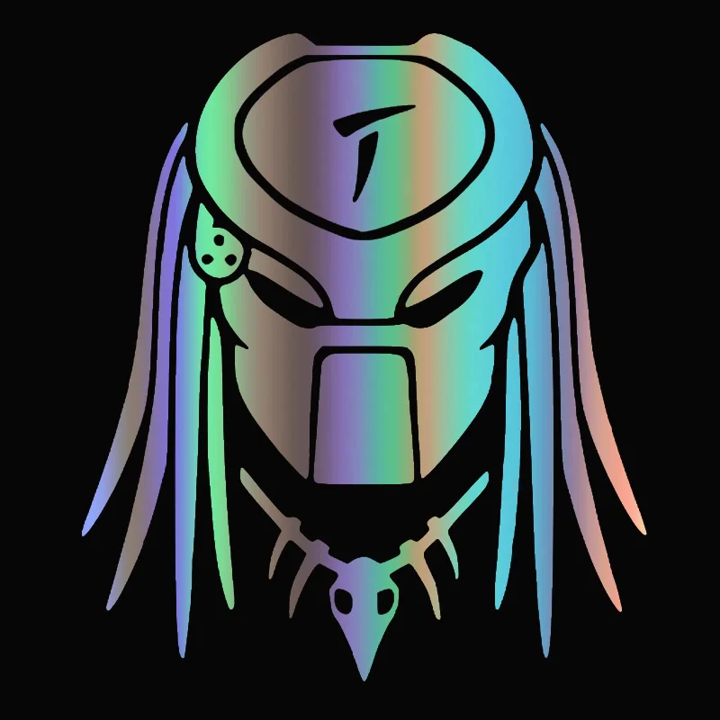 

13*15 см Alien Predator Alien Ufo светоотражающая забавная наклейка для автомобиля Kk виниловая наклейка водостойкие автомобильные наклейки