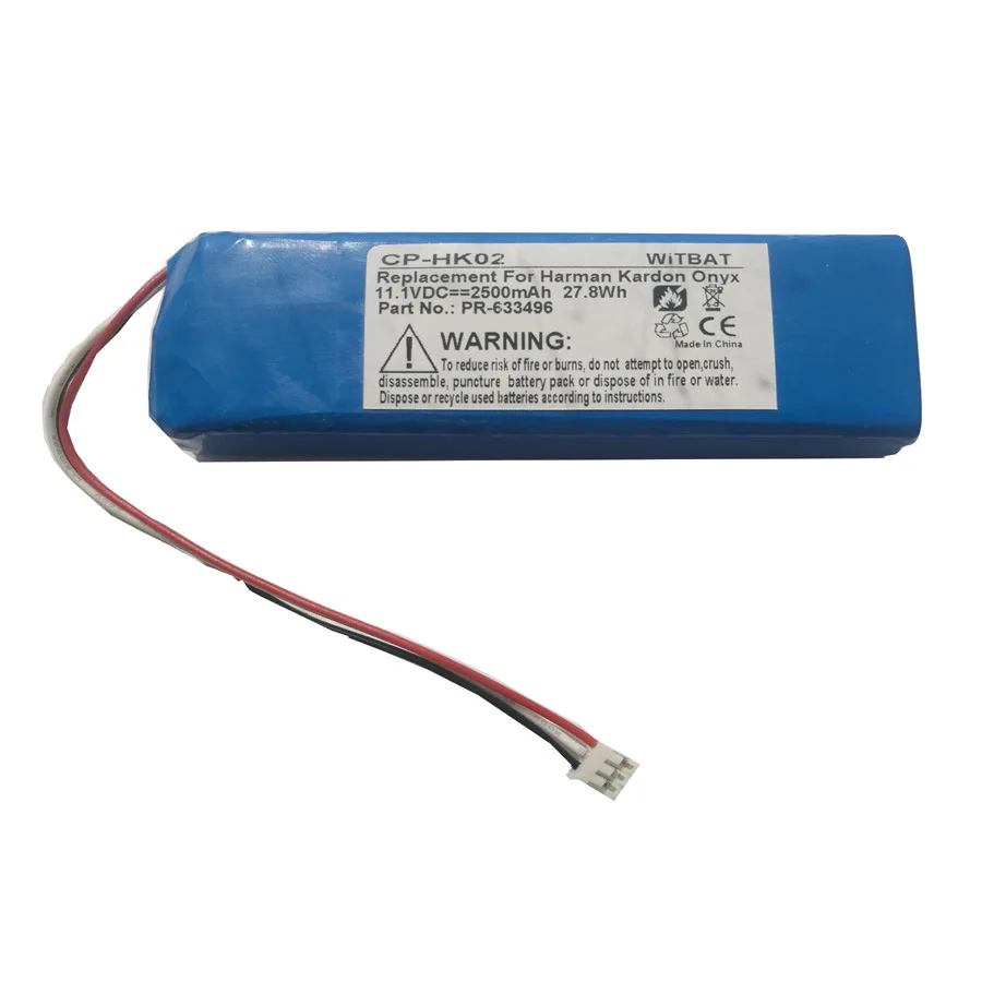 PR 633496 Аккумулятор для динамика Harman Kardon Onyx литий ионная аккумуляторная