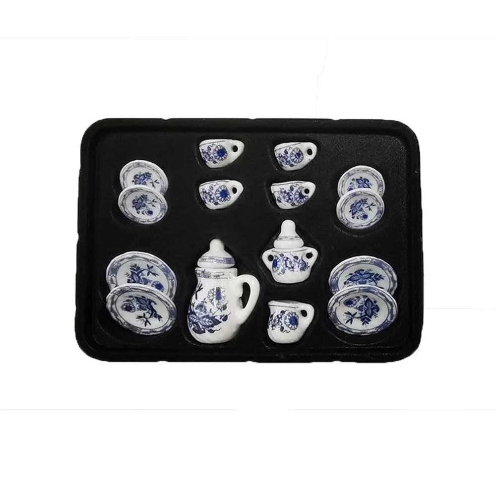 

Mini Dollhous Ceramic Tea Set Dollhouse Toys