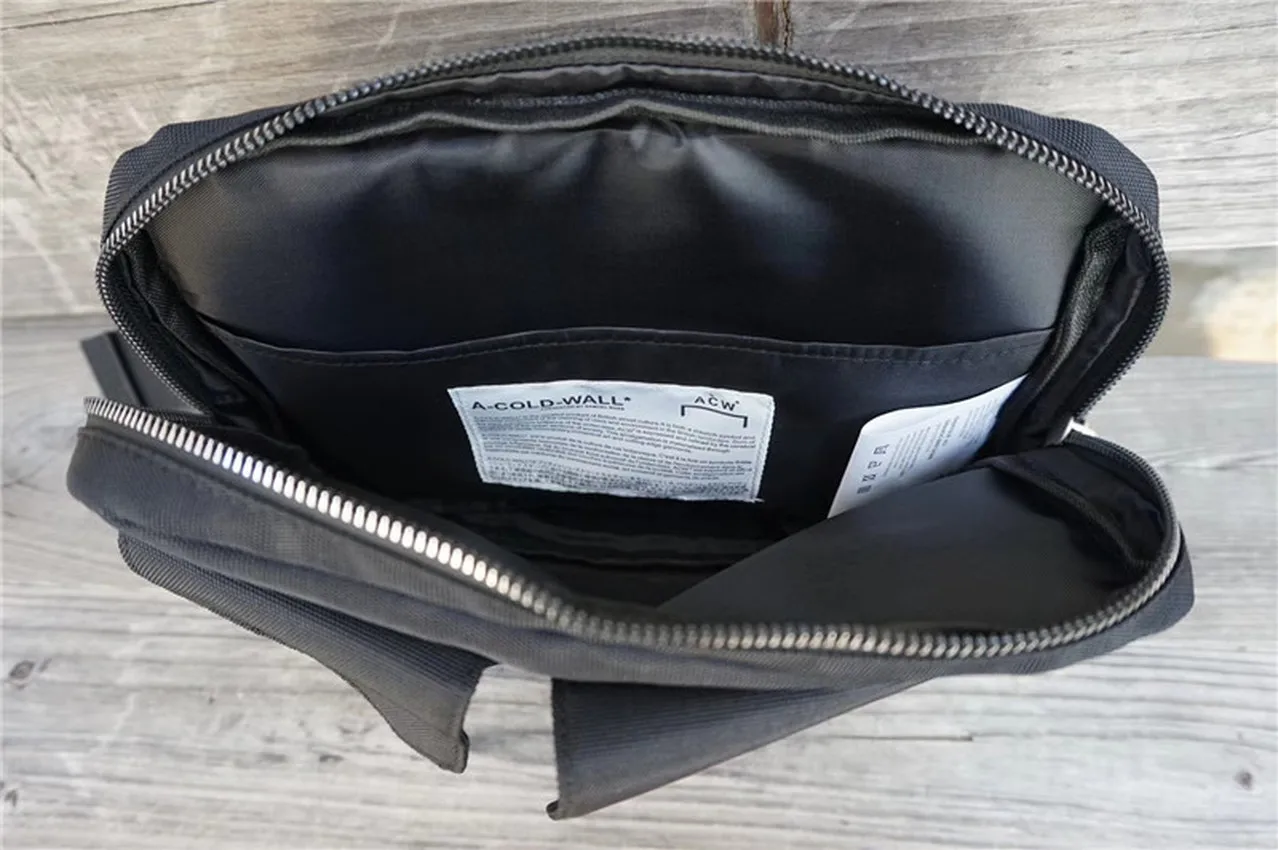 

Best Quality Canvas A COLD WALL Shoulder Bag Men Women Casual A-COLD-WALL* Crossbody Bag Zipper ACW Chest Bag