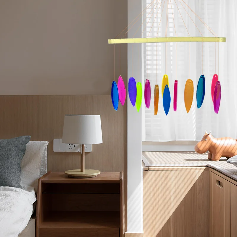 

Leaf Wind Chime Epoxy Mold DIY Wall Hanging Wind Chime Mold Living Room Decoration Leaf Wind Chime Silicone Mold