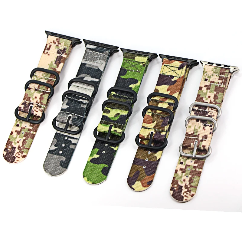 Лидер продаж нейлоновый ремешок для часов Apple Watch 3/2/1 серии спортивный кожаный