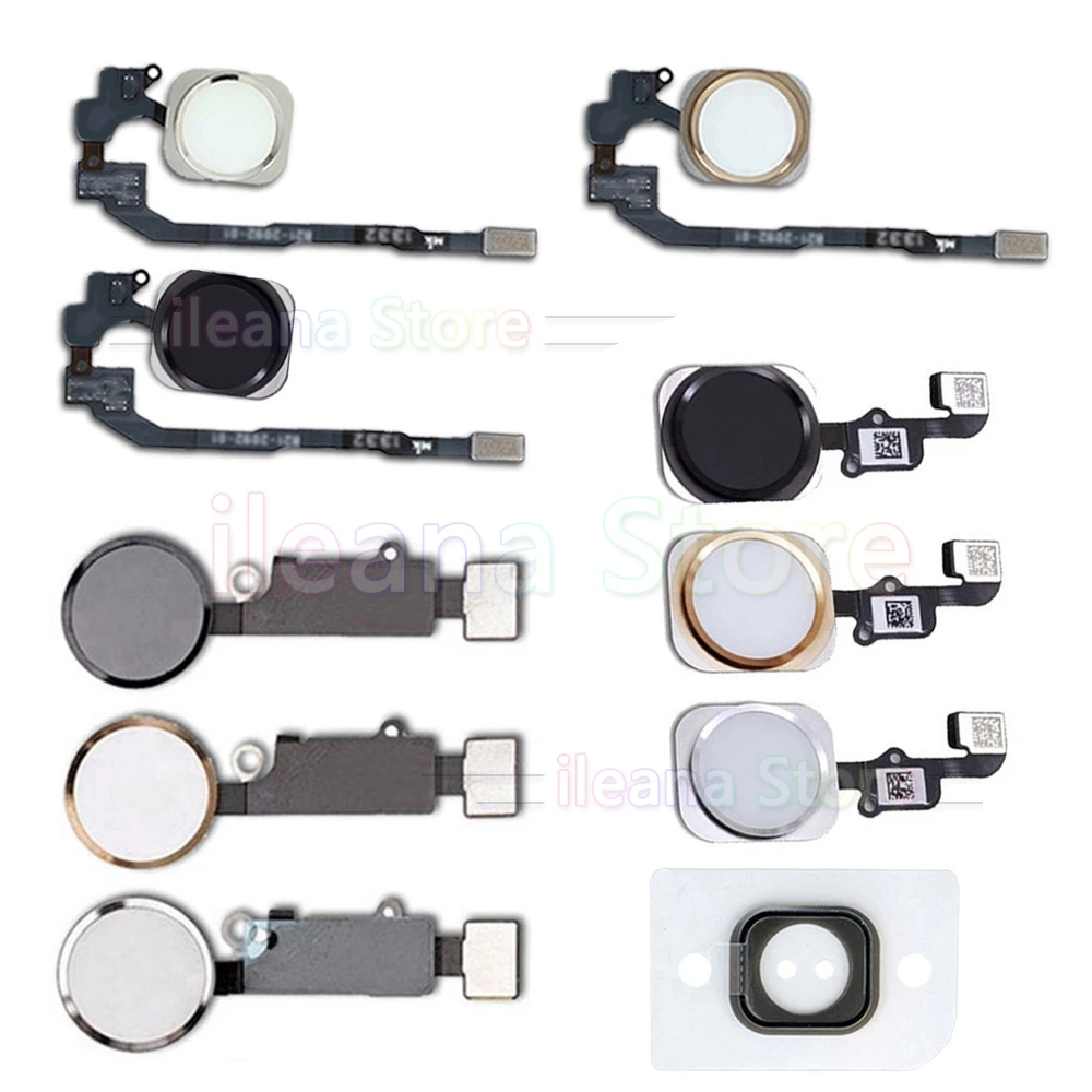 Кнопка Home Flex для iPhone 7 8 Plus 5S SE 7Plus 8 Plus кнопка Home с гибким кабелем для iPhone 6 6s Plus без отпечатков пальцев