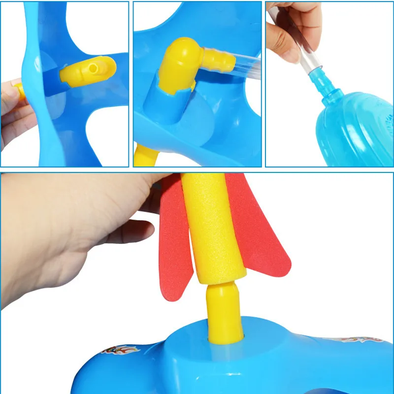 Детские игрушки для улицы шаги пузырь комплект ракеты забавная спортивная