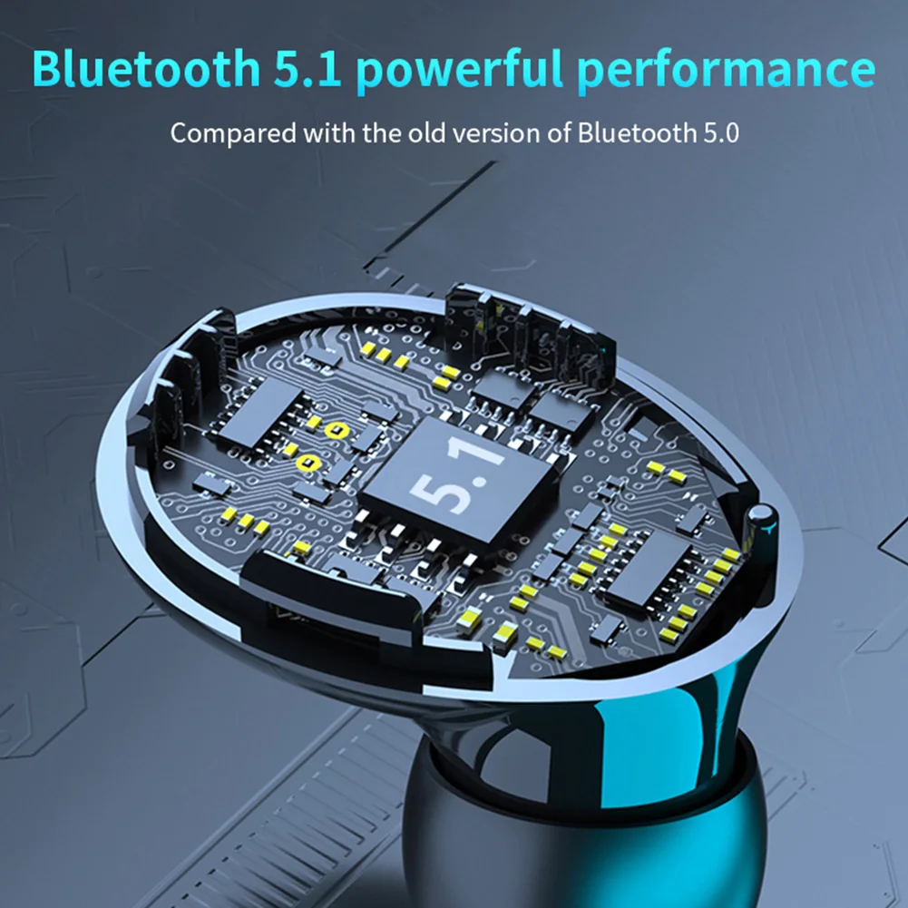 

TWS Bluetooth Wireless Headphone HD LED Display Waterproof Earbuds Headsets With Dual Microphone Bass Stereo Gaming Earphones