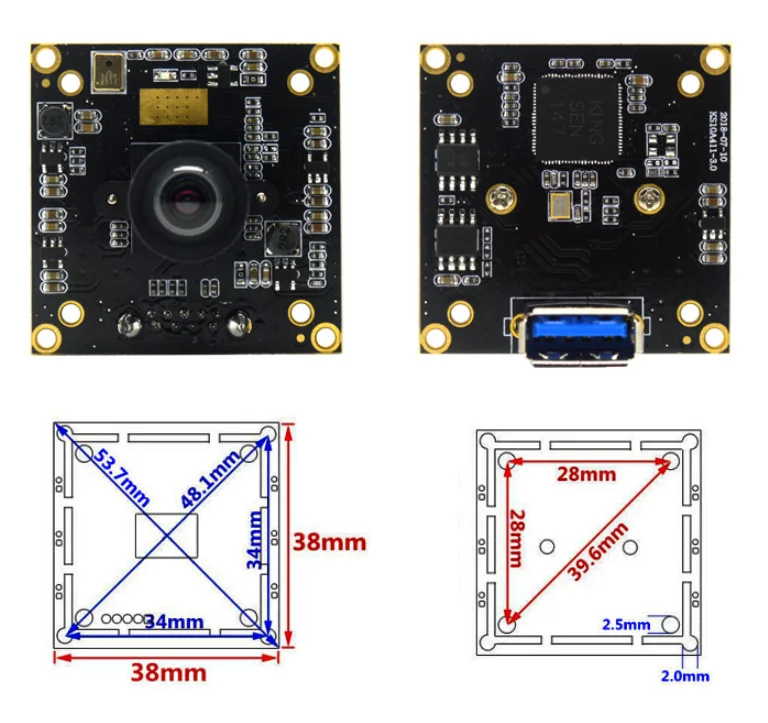 10MP USB3.0 интерфейс оригинальный модуль hd камеры данных с черно-белым чипом sepcial для