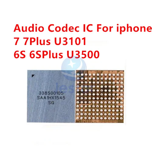 2 50 шт. 338S00105 аудио кодек IC U3101 для iphone 7 7plus 6S 6splus U3500|ics for iphones|ics |