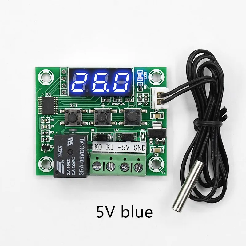 Цифровой термостат с высокоточным цифровым дисплеем модуль регулятора