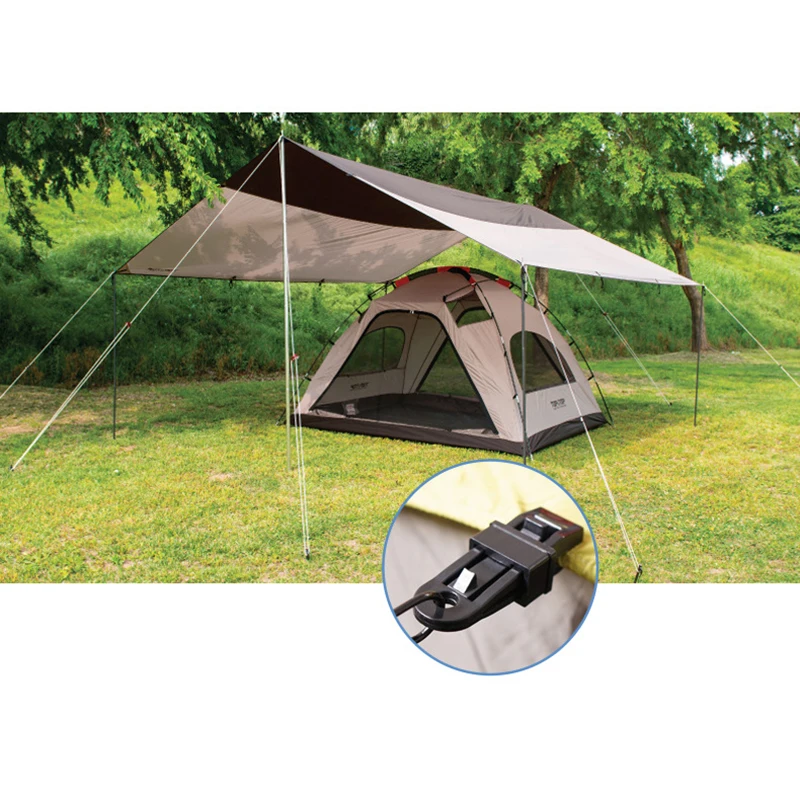 10 шт. фиксированная Пряжка для палатки на открытом воздухе крепкий зажим зажимы