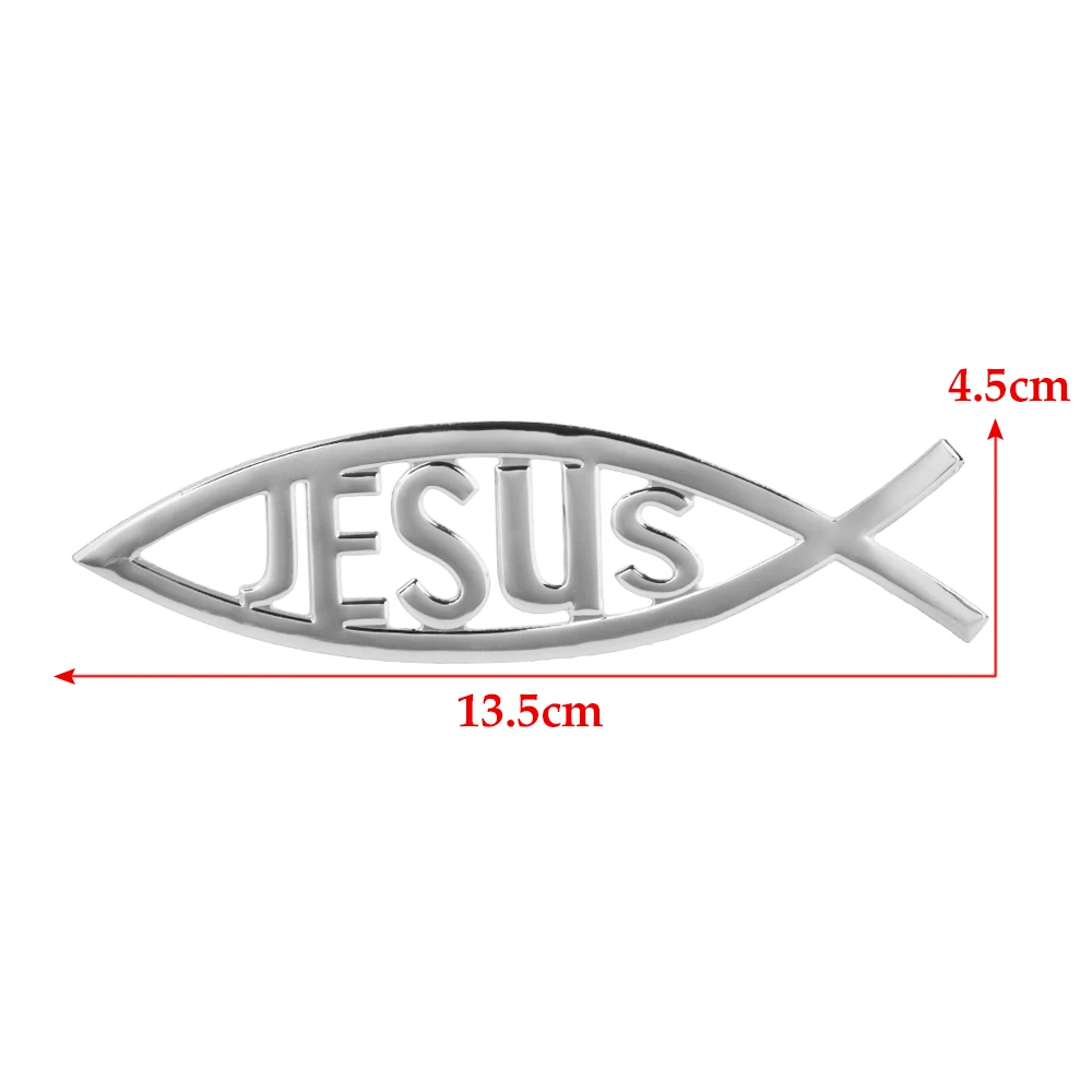 

10-30pcs PVC soft Car styling For Jesus Fish Symbol Logo Car motorcycle Sticker Decal Christian Car Truck Decorative Sticker