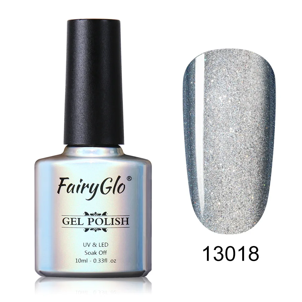 13018 FairyGlo 10ml 5D Wide Line Cat Eye UV Gel Polish Chameleon Cat's Eyes Nail Gel Polish Magentic Nail Gel Varnish Enamel Lacquer - Цвет: 13018