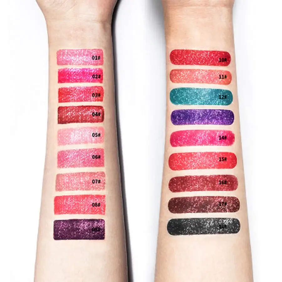 18 Colors Lip Gloss Moisturizing Liquid Makeup Matte Nude Lipstick stick Balm Cosmetics Pearl | Красота и здоровье