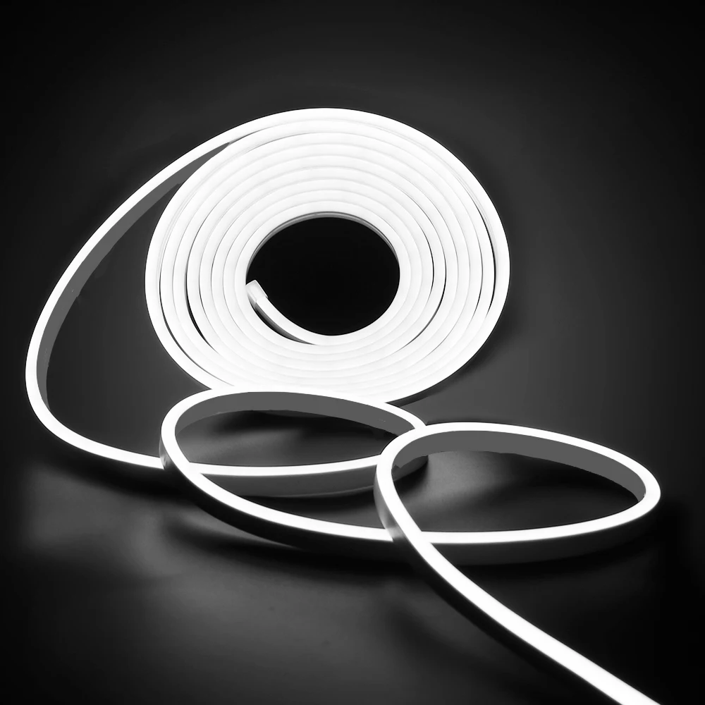 RGB неоновый светильник 12V 24V гибкий светодиодный ленточный 5050 2835 120 s