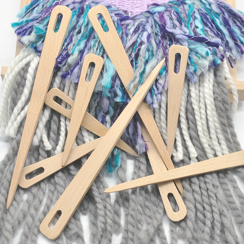 Diy Деревянные ткацкий станок Инструменты гобелен Darning большой глаз Пряжа Вязание
