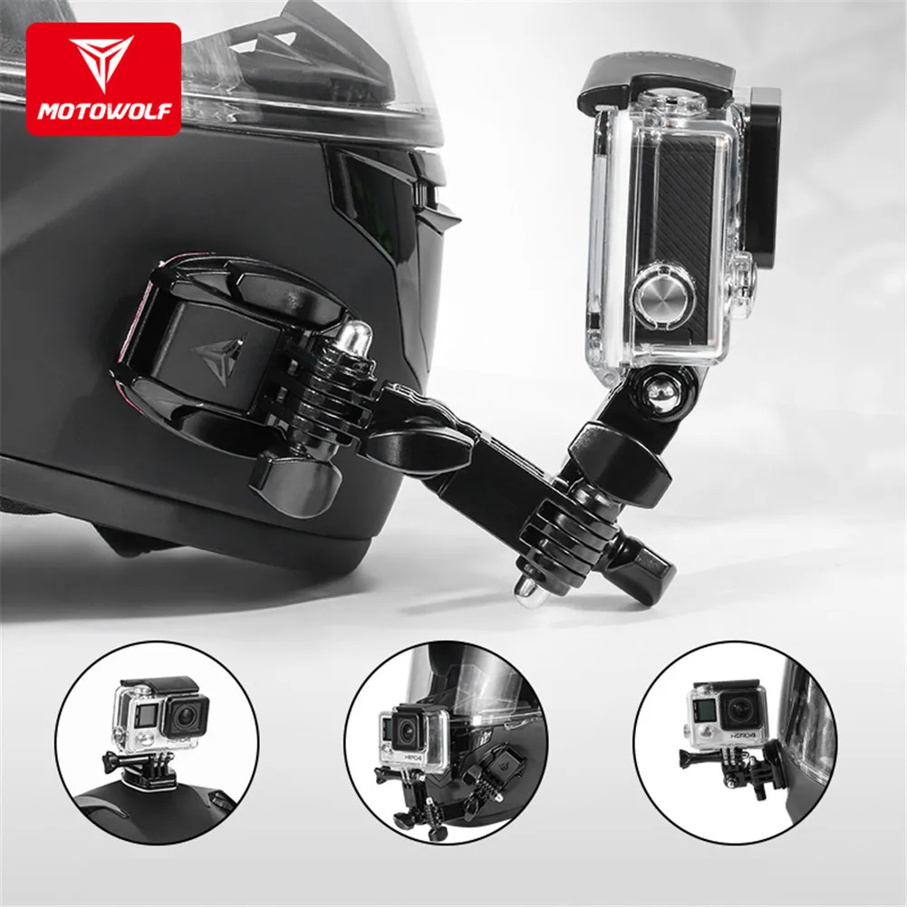 Крепление для экшн-камеры MOTOWOLF с вращением на 360 градусов YI Xiaomi Gopro Hero