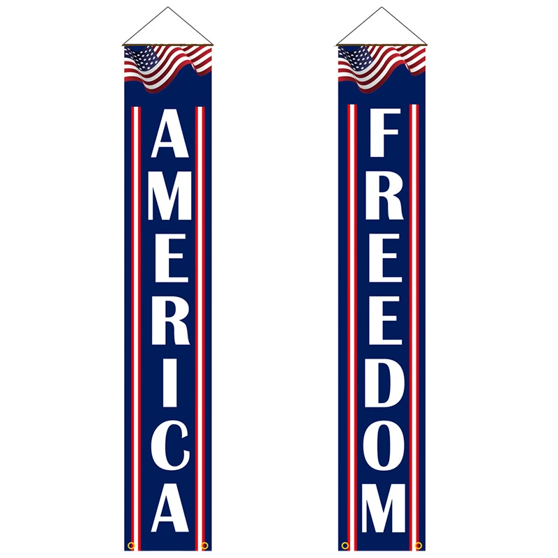 Флаг 4 июля по случаю Дня независимости празднование американского баннера