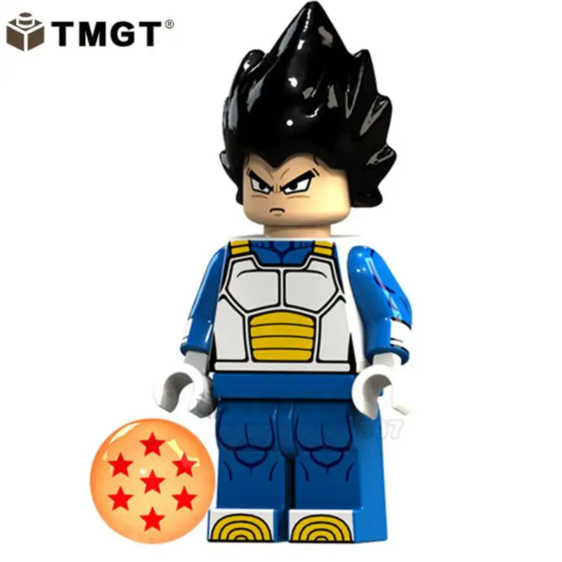 Одна распродажа Dragon Ball Z Сон Гоку гогета плавки ланч-маи Android 17 строительные блоки игрушки для детей - Цвет: XP055-Vegeta