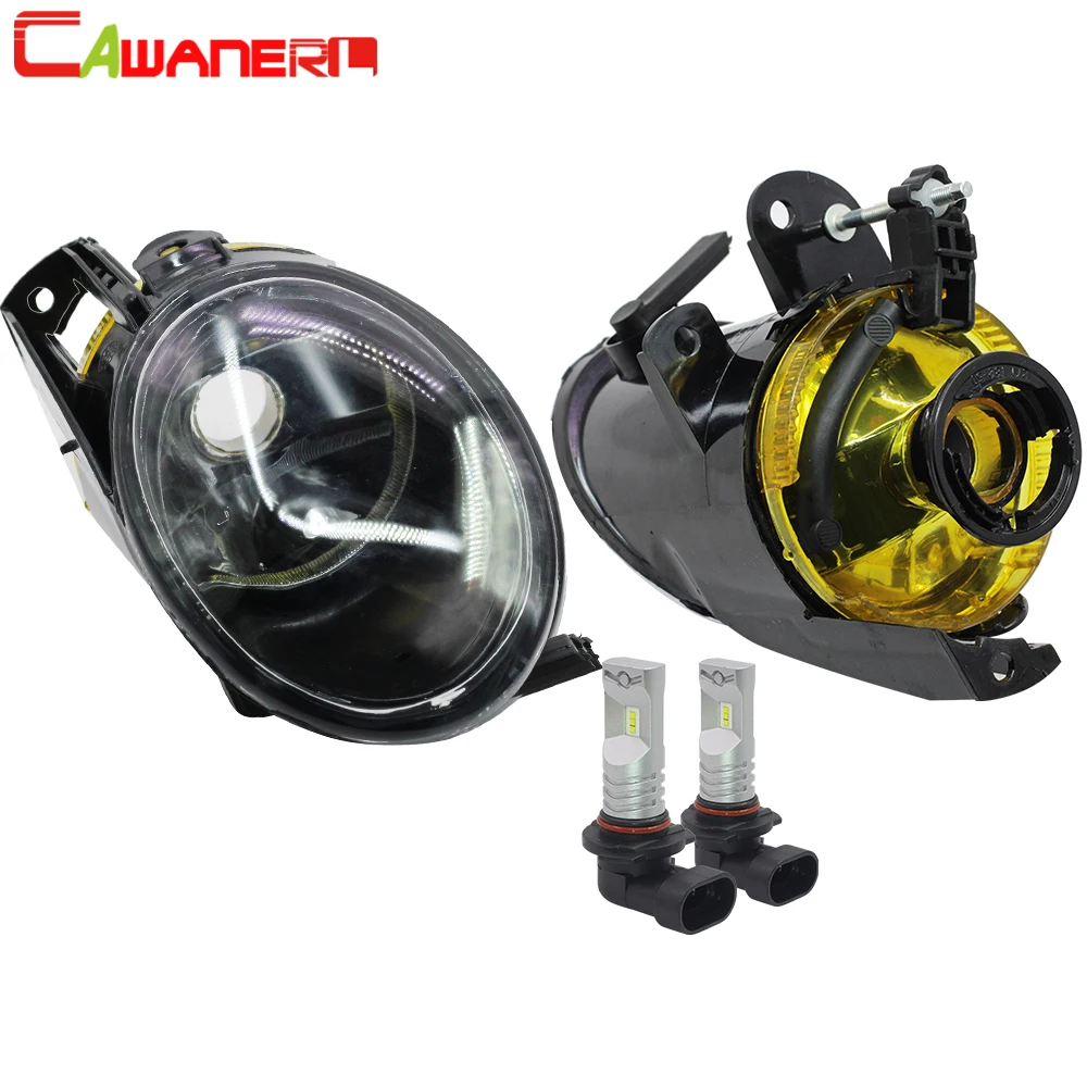 Cawanerl 2 шт. автомобиля передние противотуманные фары светильник сборки абажур с 9006