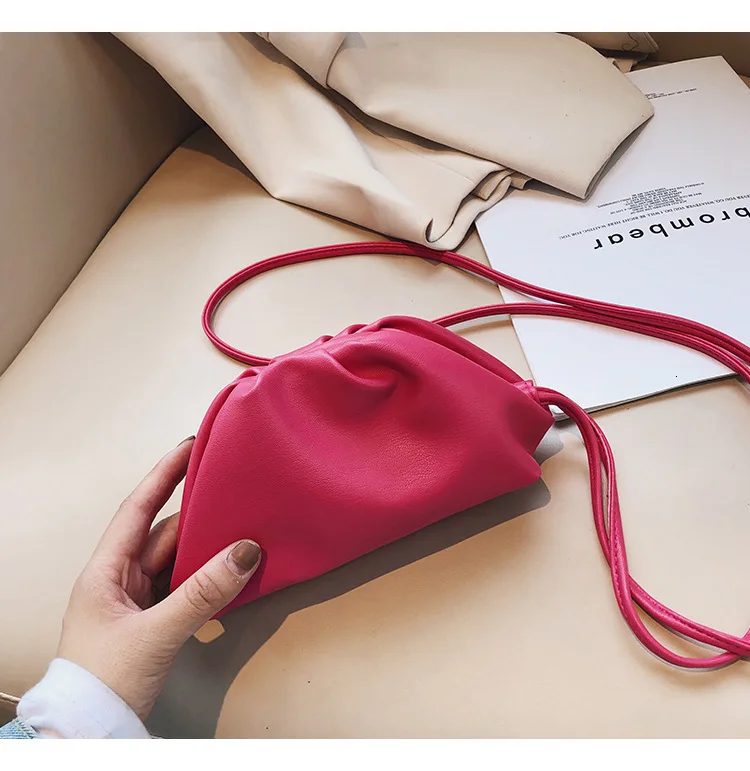 BXX Sac/ модные осенне-зимние роскошные женские сумки дизайнерские плиссированные мини-облако мини-кошелек для монет сумка ZE765