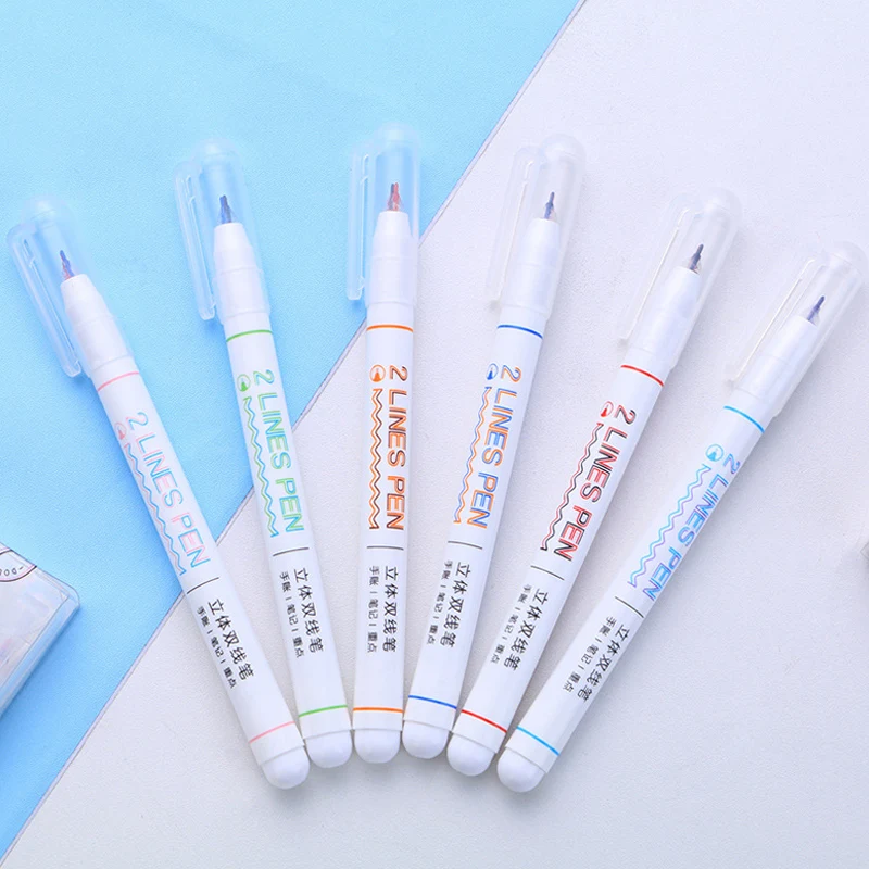 Новинка двухлинейный Контурный карандаш для рисования скрап Книжная карта