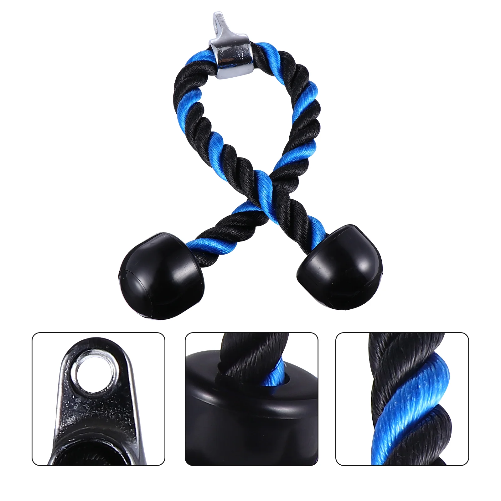 

Triceps Rope Down Fitness Cable Attachment Machine with Non Slips End