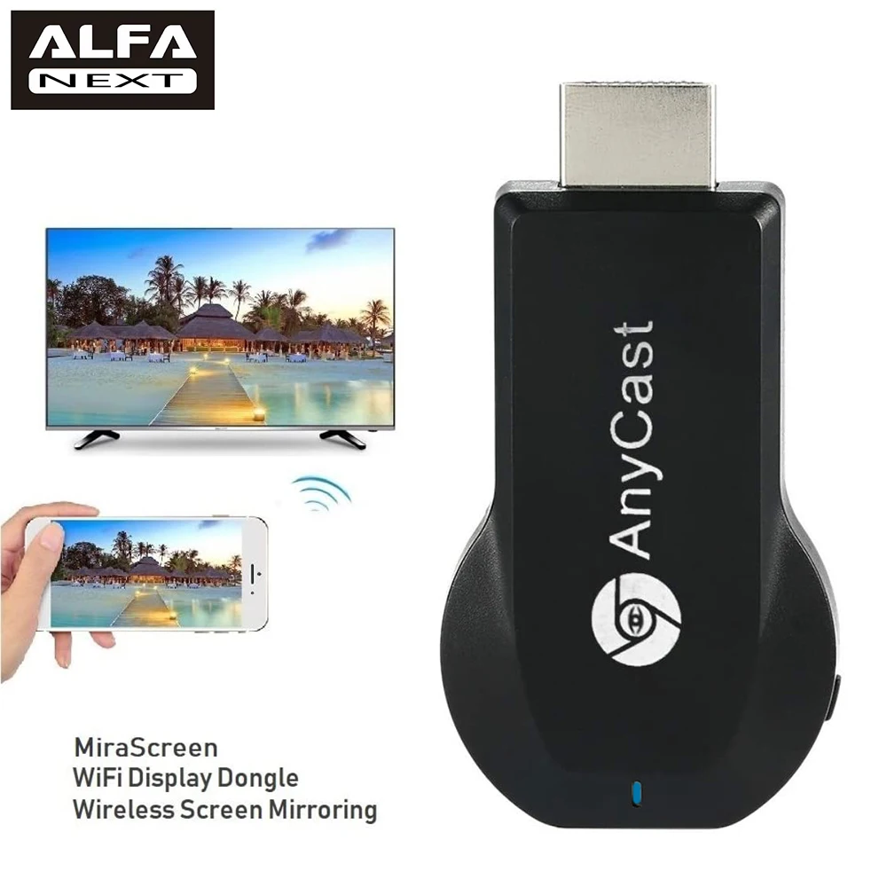 ТВ приемник M2 Plus Wi Fi дисплей Anycast DLNA Miracast Airplay зеркальный экран HDMI совместимый Android