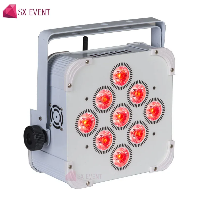 Weddingdj Setup 18Wx9 RGBWA+ UV 6в1 батарея беспроводные Уличные светодиодные DMX стандартные могут диско DJ вечерние светодиодные подсветки сценическое театральное освещение