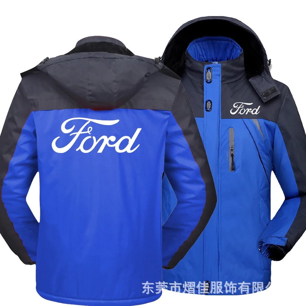 Зимняя парка для мужчин ford Windbreak плюс бархатная Толстая теплая ветрозащитная