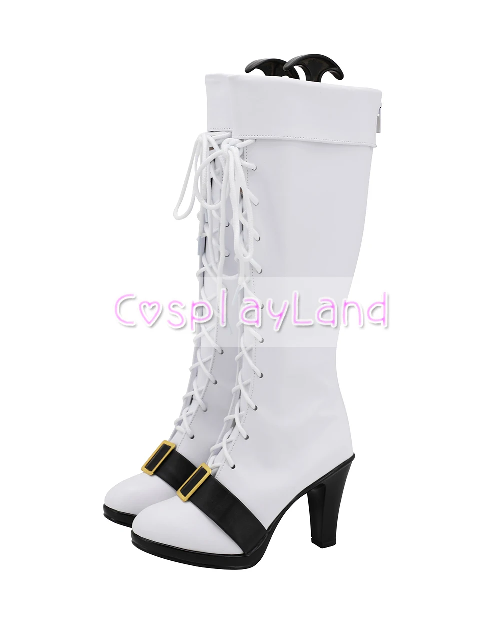 Arknights/Обувь для костюмированной вечеринки Белые женские туфли на высоком каблуке