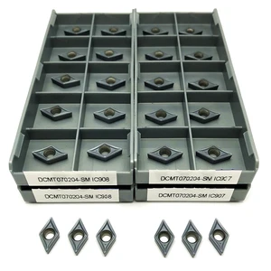Токарный инструмент DCMT070204 IC907 DCMT070204 IC908, токарный инструмент с ЧПУ, токарный инструмент DCMT 070204