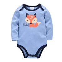 baby clothing sets bodysuits pyjama rompers playsuits fox printing jumpsuit newborn infant pop it 100 cotton footies pijama