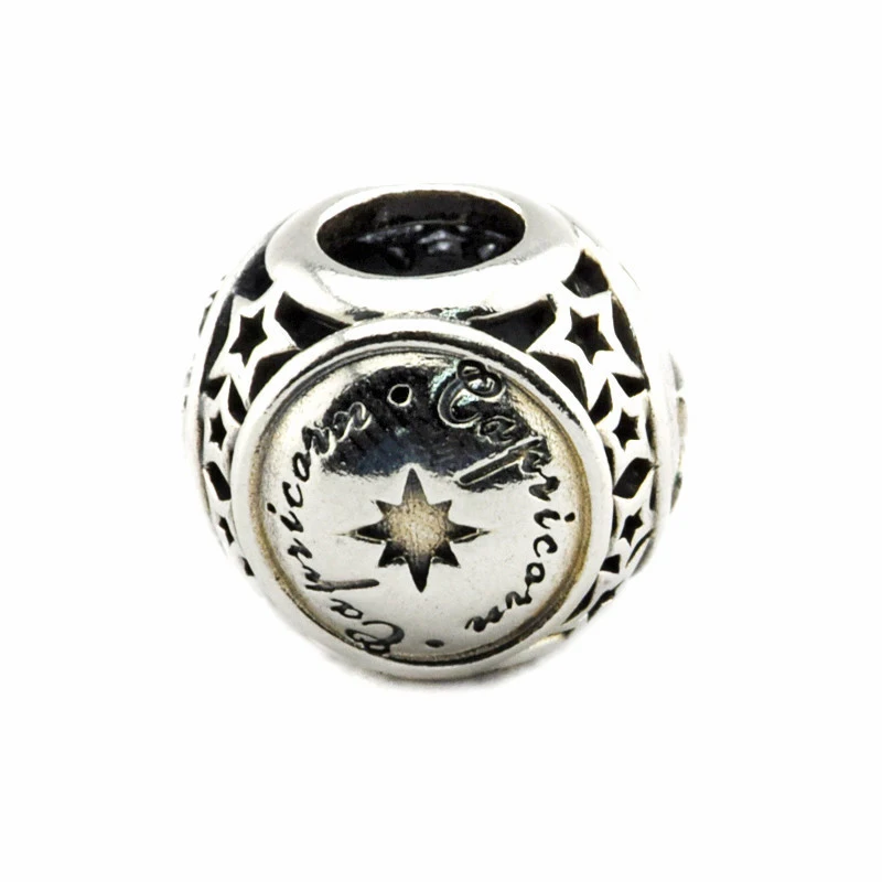 Capricorn Star Silver 925 Original Charms Winter Wholesale Jewelery Set Women DIY Birthday Gift Beads for Jewelry Making | Украшения и