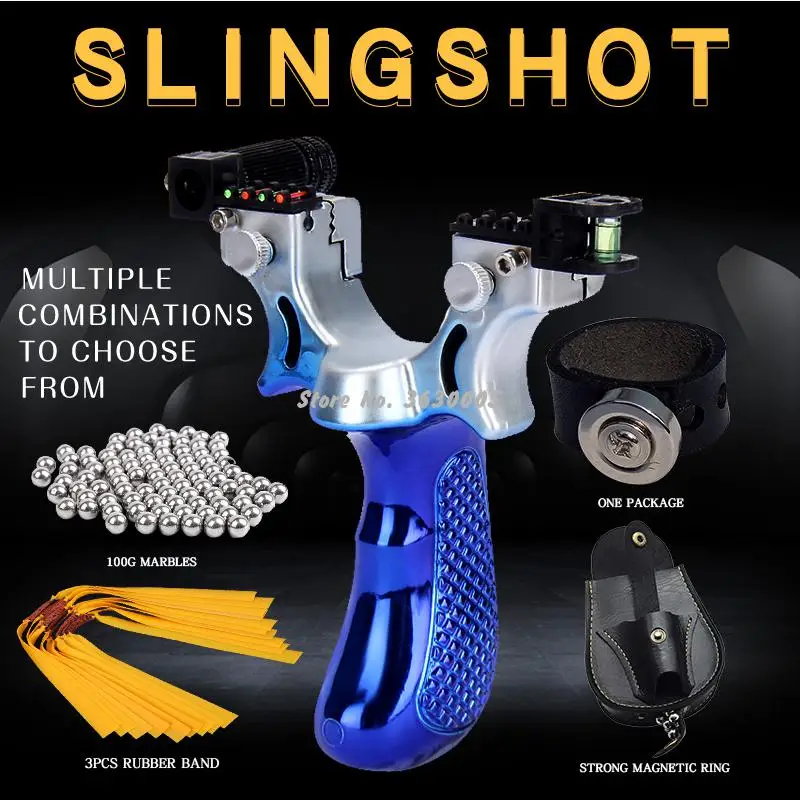 

Big Power Flat Leather Slingshot High Precision Catapult Outdoor Hunting Shooting Professional Slingshot Traditional Sling Shot