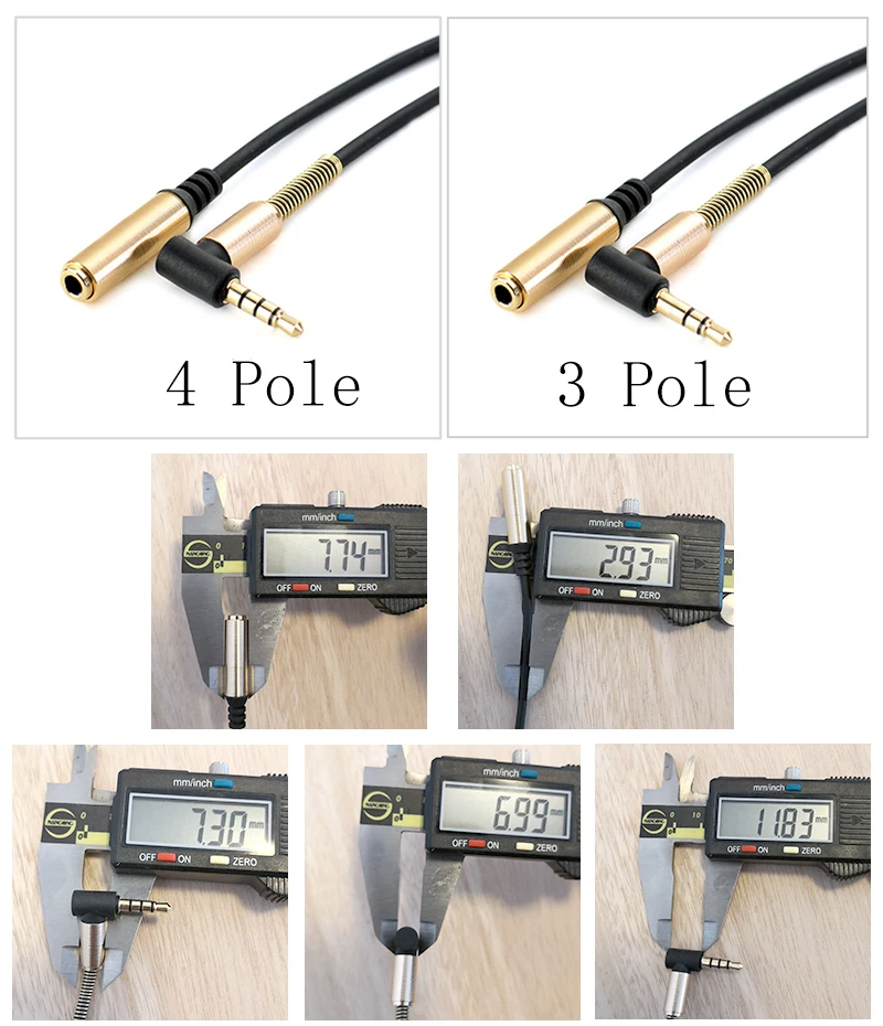 

Hot Sale 30cm Strero 3.5MM Jack 90 Right Angle Male To Female Audio Aux Extension Cable Cord