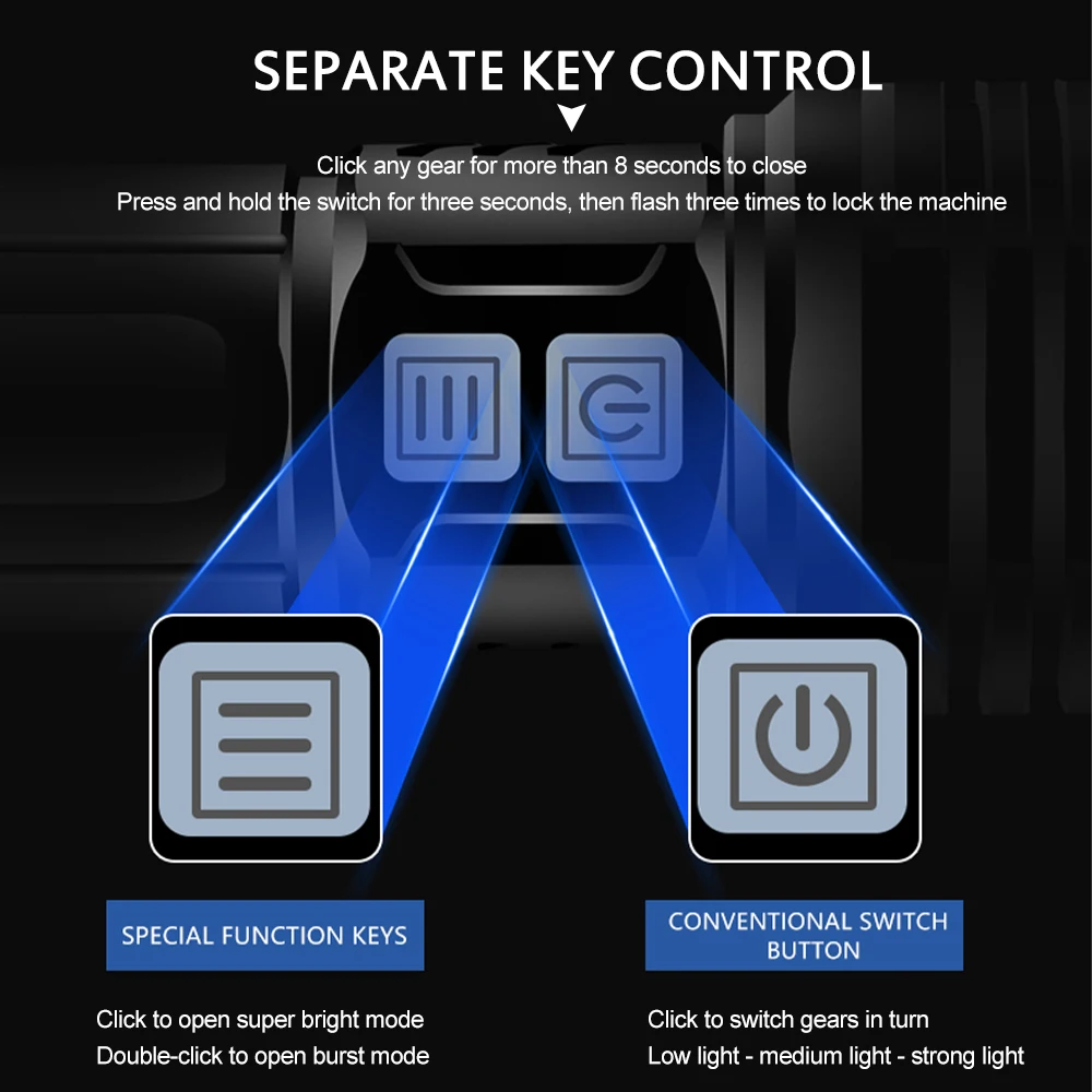Barato Potente Linterna Táctica XHP99, Luz LED Táctica De 9 Núcleos, Batería Externa De 1800LM, Carga USB, Zoom 26650, Iluminación Para Exteriores