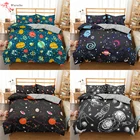 Комплекты постельного белья с изображением планеты и космоса, пододеяльник, покрывала для кровати в стиле мультяшной вселенной, пододеяльник, размер 1246699121212121212121212 шт.
