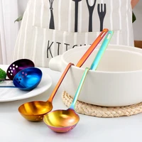 304 stainless steel soup spoon colander long handle household restaurant hot pot spoon creative z shaped hot pot spoon