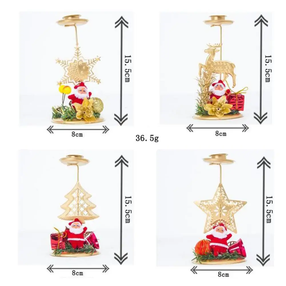 Рождественская серия подсвечник для стола вечерние Новогодние рождественские