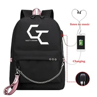 hot anime boys girls usb fashion backpack kids teens school bags bookbag cartoon guilty crown travel shoulder bags