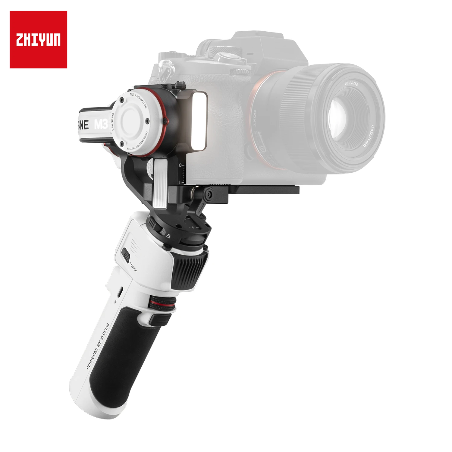 ZHIYUN Official Crane M3 3-axis Action Camera Smartphone Gimbal Handheld Stabilizer for Mirrorless Cameras for Sony/Canon/iPhone