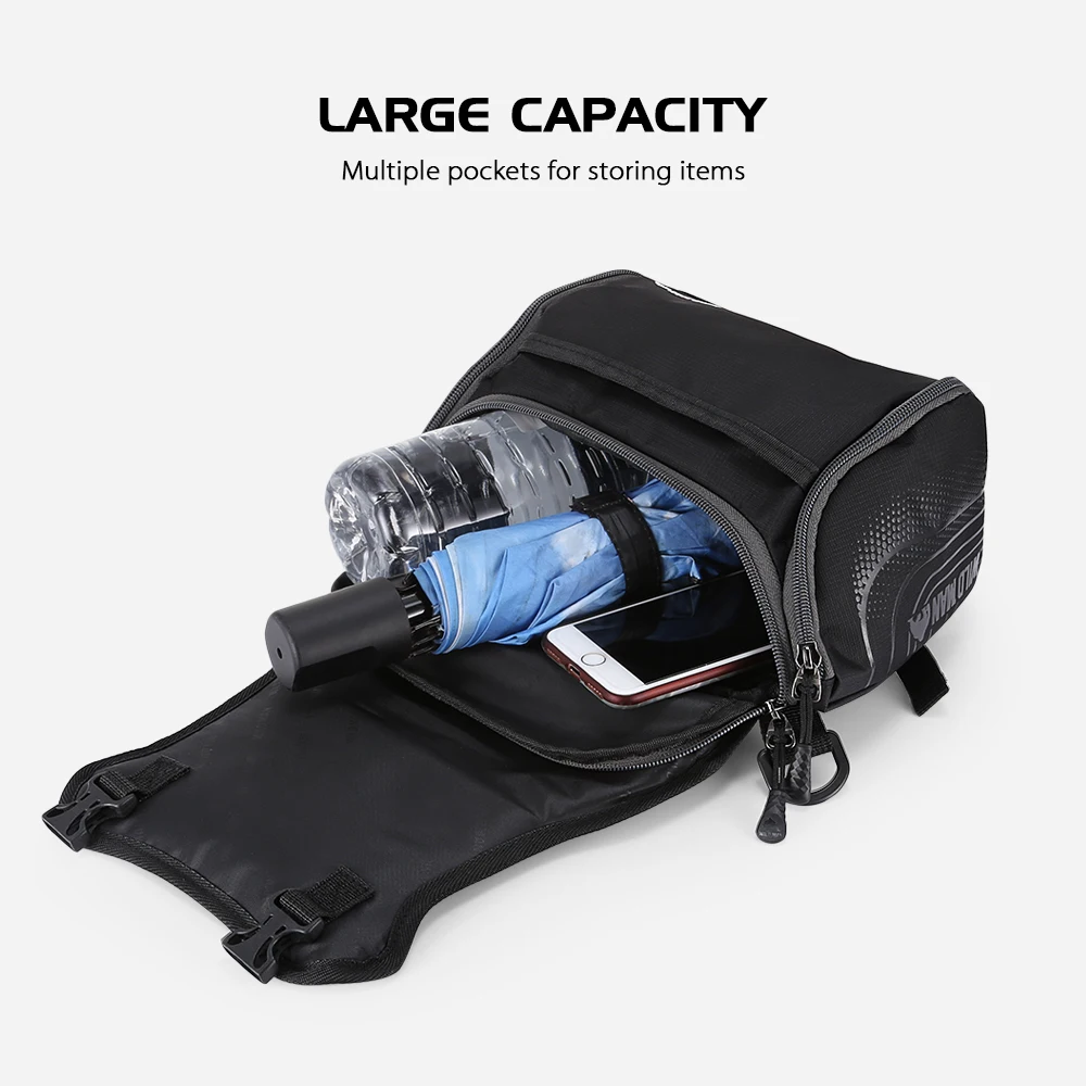 WILD MAN Водонепроницаемая велосипедная Передняя сумка на руль Многоцелевой