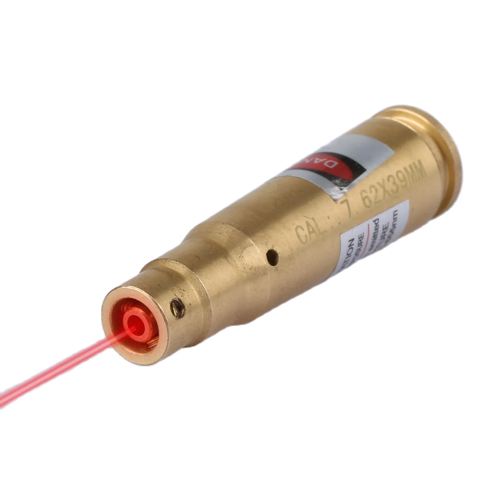 

1 шт. Тактический Калибр картриджа калибра 7,62X39 мм красный лазерный латунный корпус для охотничьей винтовки пистолета лазерные аксессуары