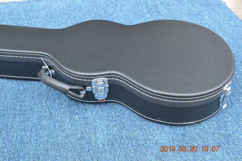 Новый черный твердый корпус для электрогитары LP/ST красная деревянная внутренняя