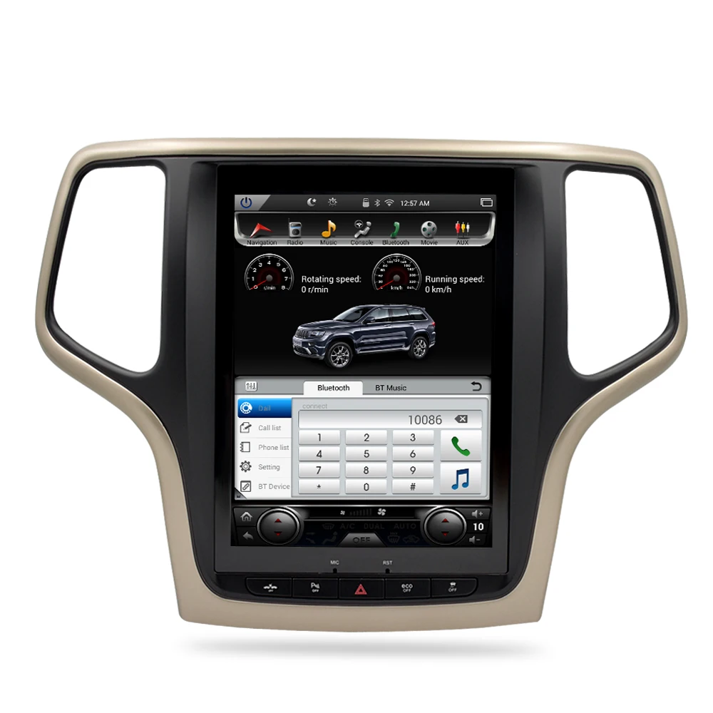 10 4 вертикальный экран Android 7 1 автомобильный DVD GPS ГЛОНАСС навигация радио плеер