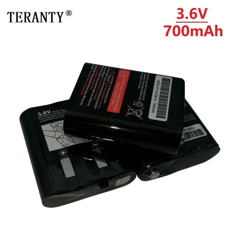 3 шт./лот 6 В 700 мАч аккумулятор для MOTOROLA 53615 HKNN4002 HKNN4002B HKNN4002A KEBT 071 B 071D C MS350 MR350