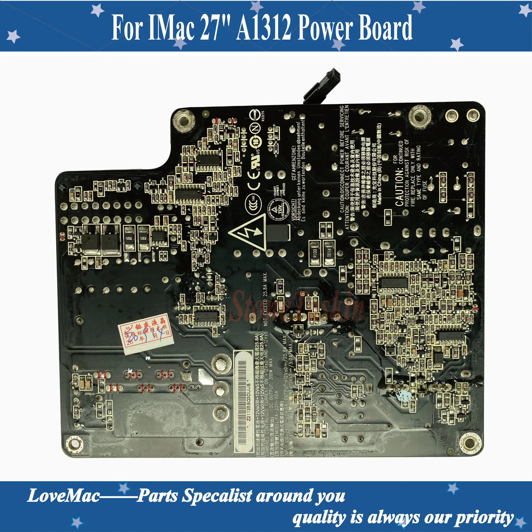 Высокое качество A1312 Питание 310W 614-0446 Для IMac 27 &quotA1312 плата питания 2009 2010 2011 ADP-310AF B