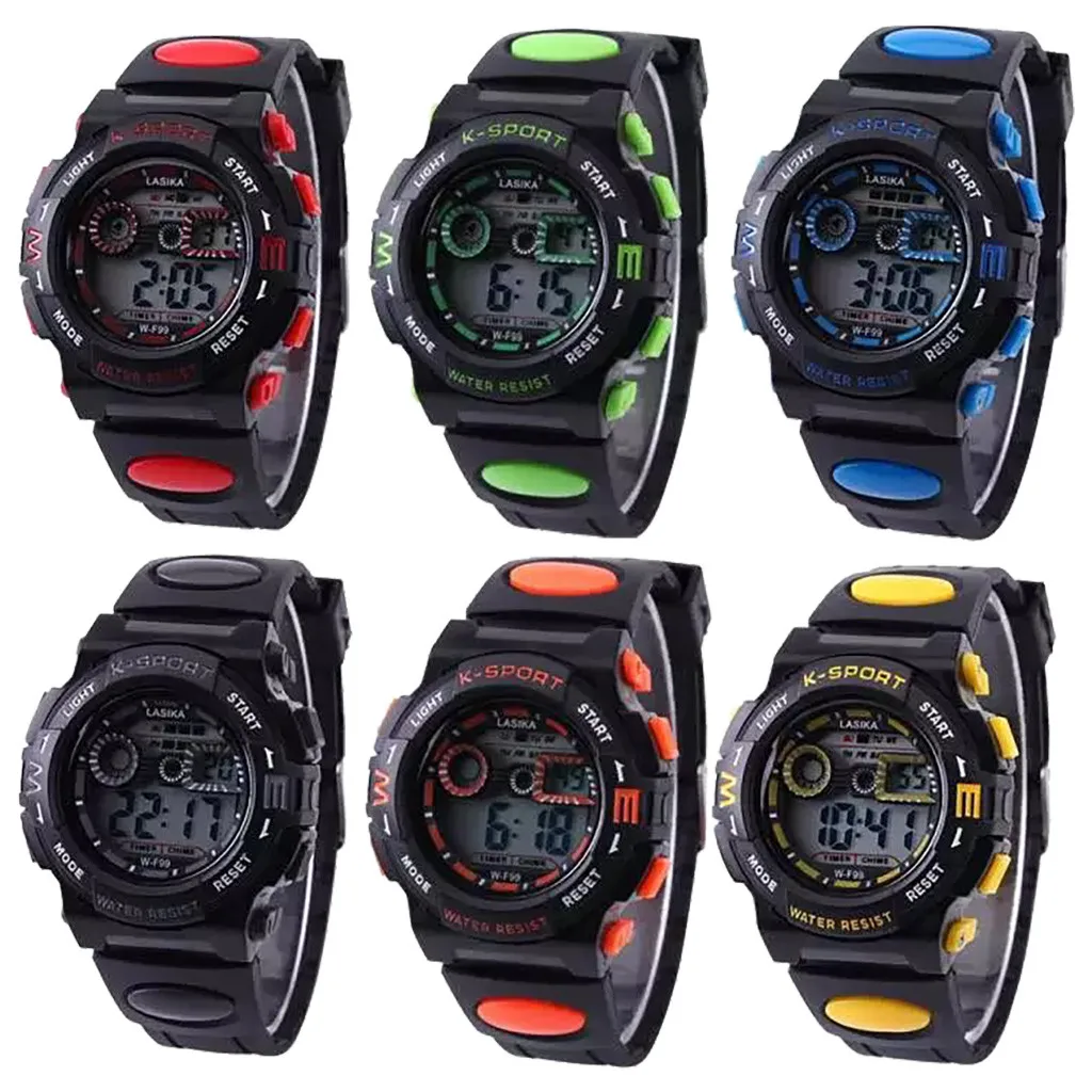 

Children's watch multifunctional alarm clock student waterproof 30 meters sports fashion electronic watch boy and girl 05*