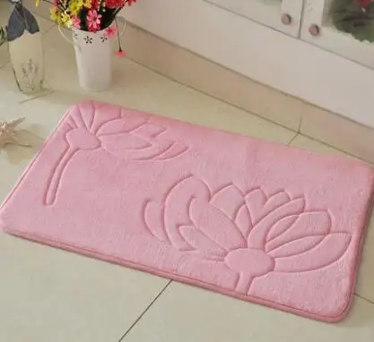 Коврики для ванной с цветочным принтом 1 шт. мягкий нескользящий коврик комнаты